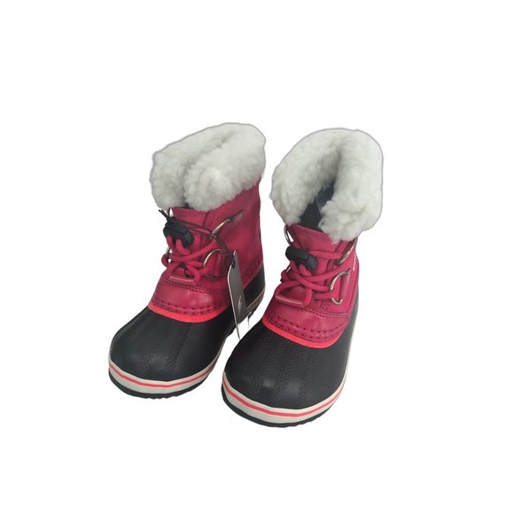 Sorel Other - Sorel Boots Children's 8 Yoot Pack Nylon WP Bright Rose Girls New